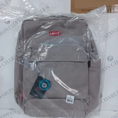 LEVI'S L-PACK STANDARD BACKPACK IN GREY