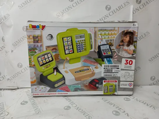 BOXED LARGE CASH REGISTER TOY  