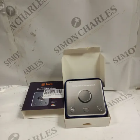 BOXED HIVE THERMOSTAT FRAME IN SAPPHIRE 