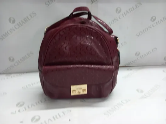 GUESS RED LEATHER MINI BACLPACK 