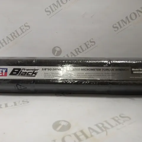 SEALED SEALEY BLACK 3/8" SQ DRIVE CALIBRATED MICROMETER TORQUE WRENCH