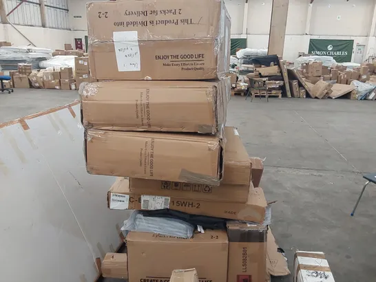 PALLET OF ASSORTED FURNITURE PARTS 