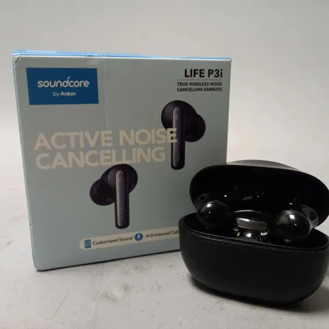 BOXED ANKER SOUNDCORE LIFE P3i EARBUDS IN BLACK