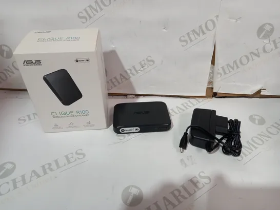 BOXED ASUS CLIQUE R100 WIRELESS MUSIC STREAMER 