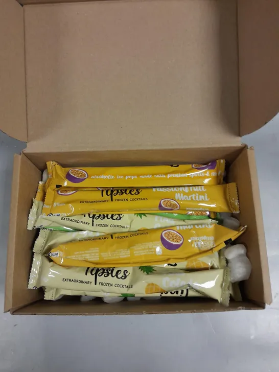 BOXED TIPSIES FROZEN COCKTAIL ICE POPS 