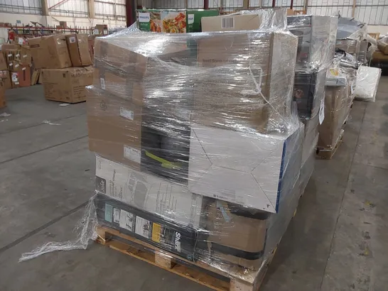 PALLET OF APPROXIMATELY 21 UNPROCESSED RAW RETURN HOUSEHOLD AND ELECTRICAL GOODS TO INCLUDE;