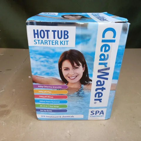 CLEARWATER HOT TUB STARTER KIT TREATMENT & CHEMICALS