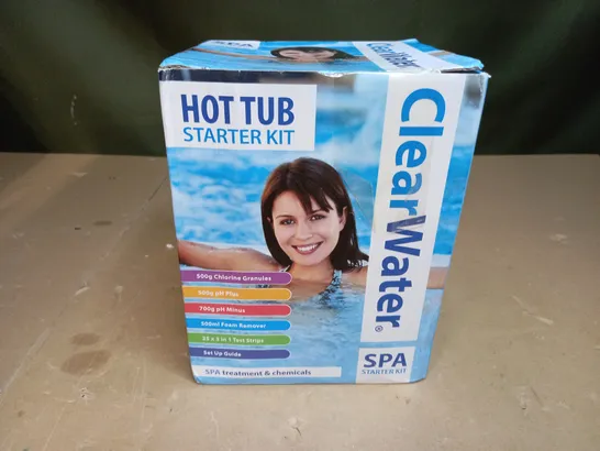 CLEARWATER HOT TUB STARTER KIT TREATMENT & CHEMICALS