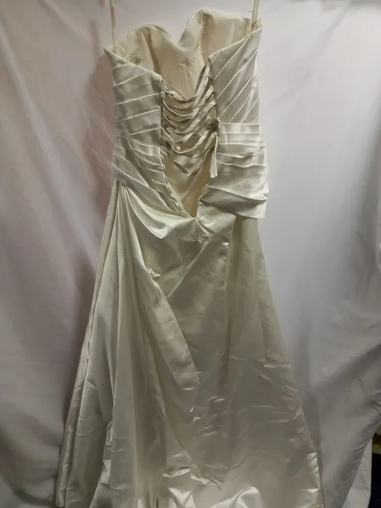 ROSETTA NICOLINI RNP3153 WEDDING DRESS, SILVER - SIZE 12 