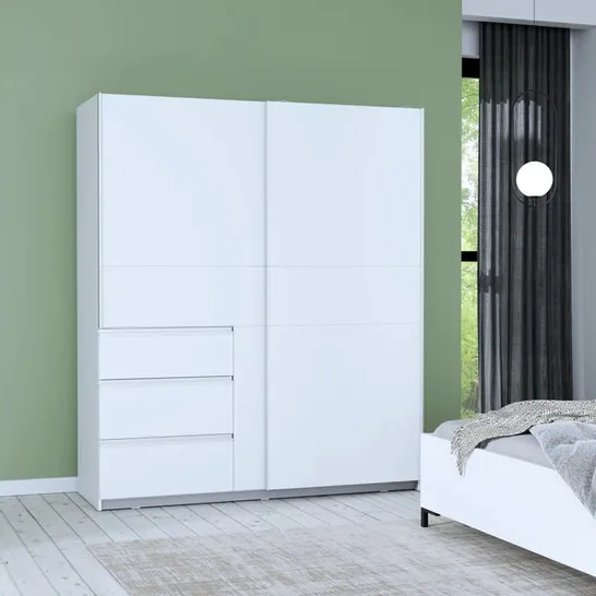 BOXED SCHWEBETRENSCHRANK KAVALLI WARDROBE (3 BOXES)