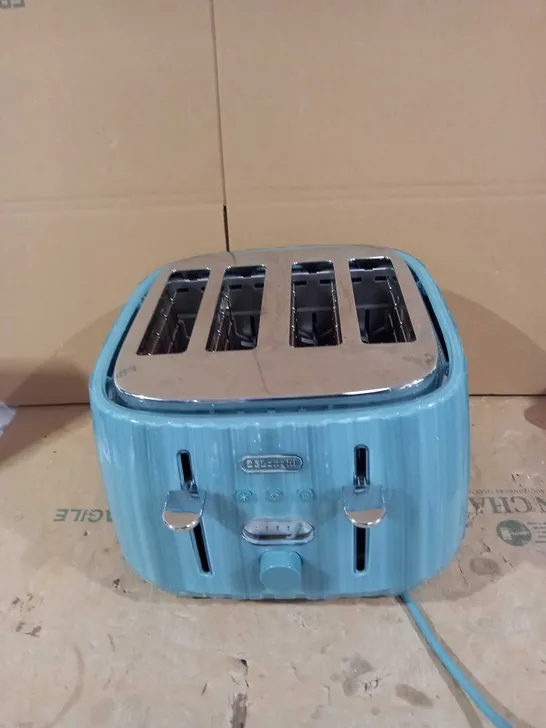 DE'LONGHI BALLERINA TOASTER, 4 SLOT TOASTER