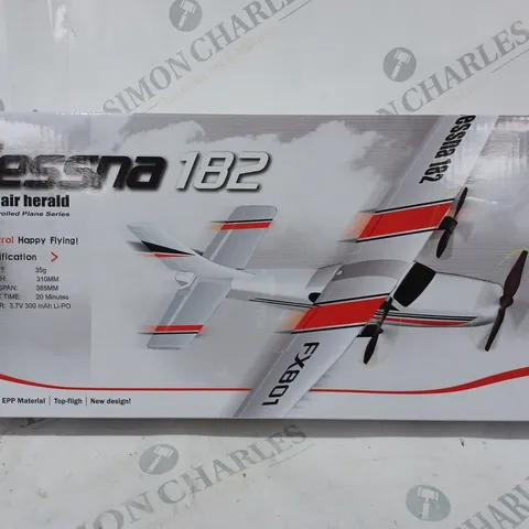 BOXED CESSNA 182 UPPER AIR HERALD RADIO CONTROLLED PLANE