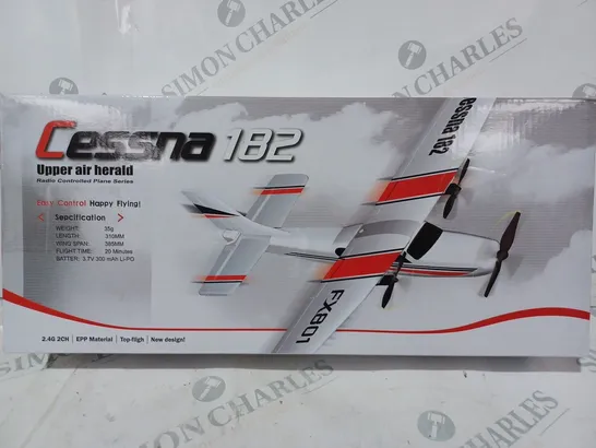 BOXED CESSNA 182 UPPER AIR HERALD RADIO CONTROLLED PLANE