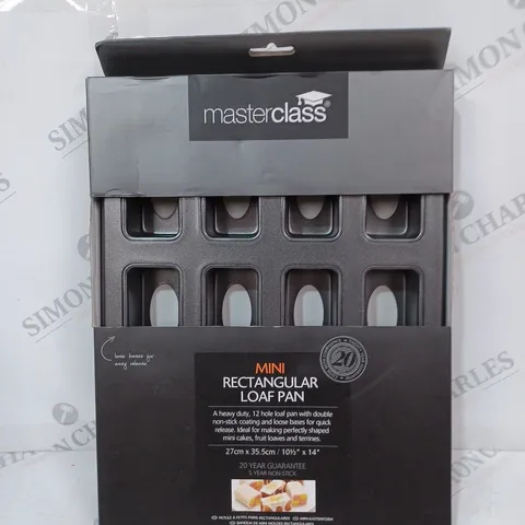 BOXED MASTERCLASS MINI RECTANGULAR LOAF PAN