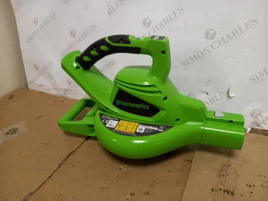 GREENWORKS LEAF BLOWER/VACUUM