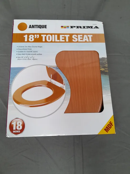 BOXED PRIMA 18" TOILET SEAT