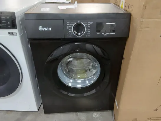 SWAN 7KG LOAD 1200 SPIN FREESTANDING WASHING MACHINE - BLACK