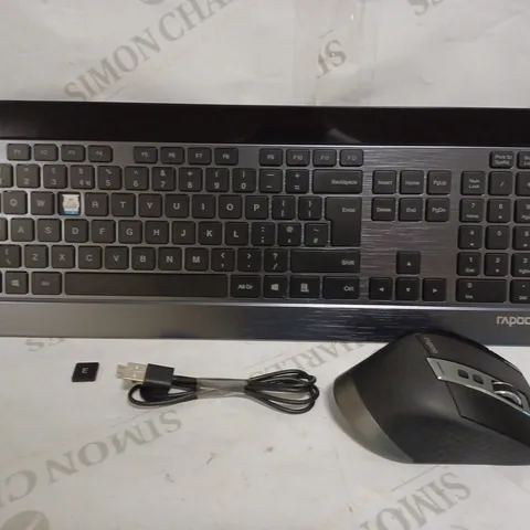 RAPOO 9900M MULTI-MODE WIRELESS KEYBOARD & MOUSE 