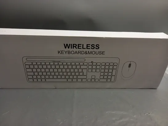 BOXED WIRELESS KEYBOARD AND MOUSE BLACK