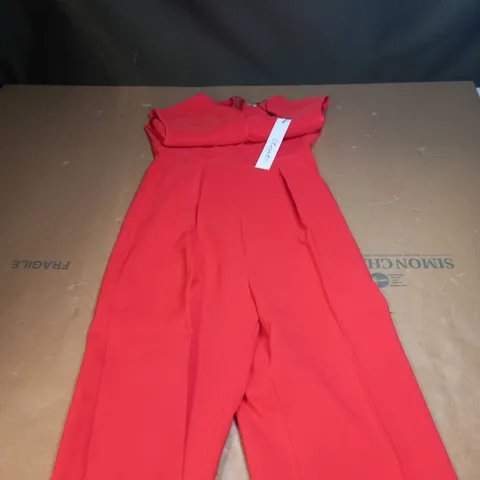 CLOSET LONDON SLEEVELESS V-NECK JUMPSUIT SIZE 6