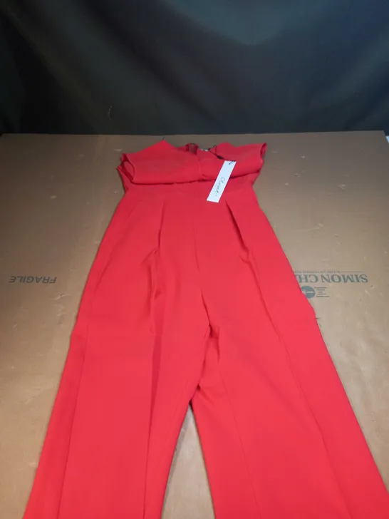 CLOSET LONDON SLEEVELESS V-NECK JUMPSUIT SIZE 6