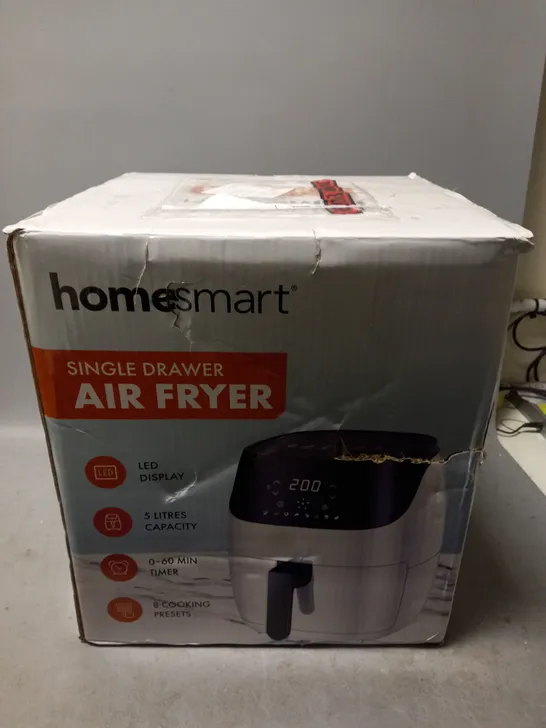 BOXED HOME SMART SINGLE DRAWER AIR FRYER 