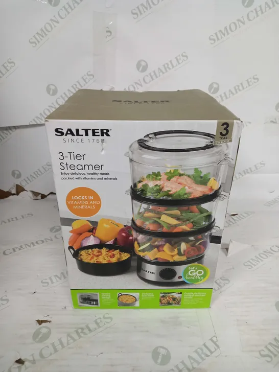 SALTER 3-TIER STEAMER