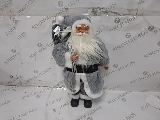 FESTIVE STANDING SANTA 43CM X 63CM