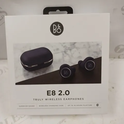 BOXED BANG AND OLUFSEN E8 2.0 TRULY WIRELESS EARPHONES