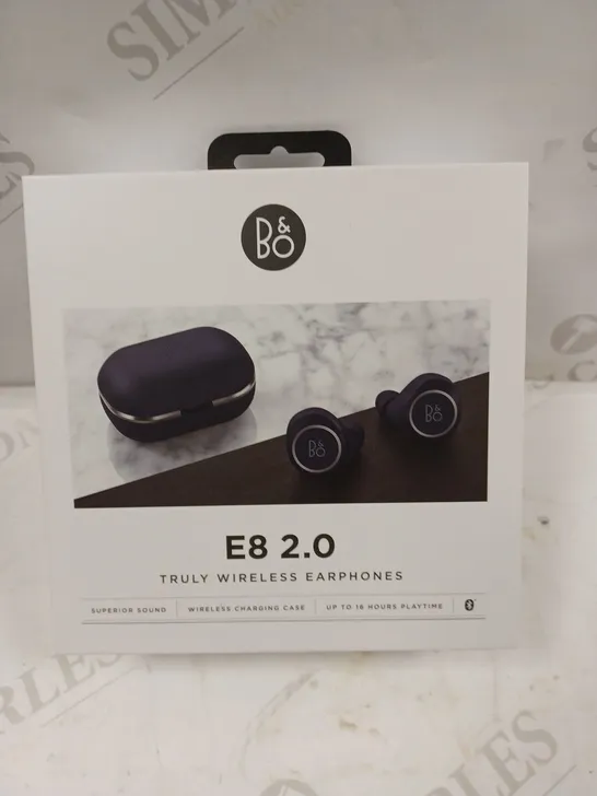 BOXED BANG AND OLUFSEN E8 2.0 TRULY WIRELESS EARPHONES