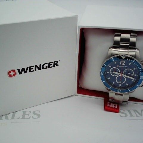 BRAND NEW BOXED WENGER SEAFORCE CHRONOGRAPH WATCH
