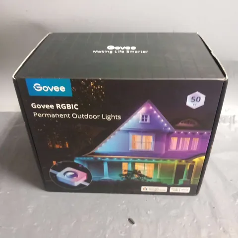 BOXED GOVEE RGBIC PERMANENT OUTDOOR LIGHTS 50FT