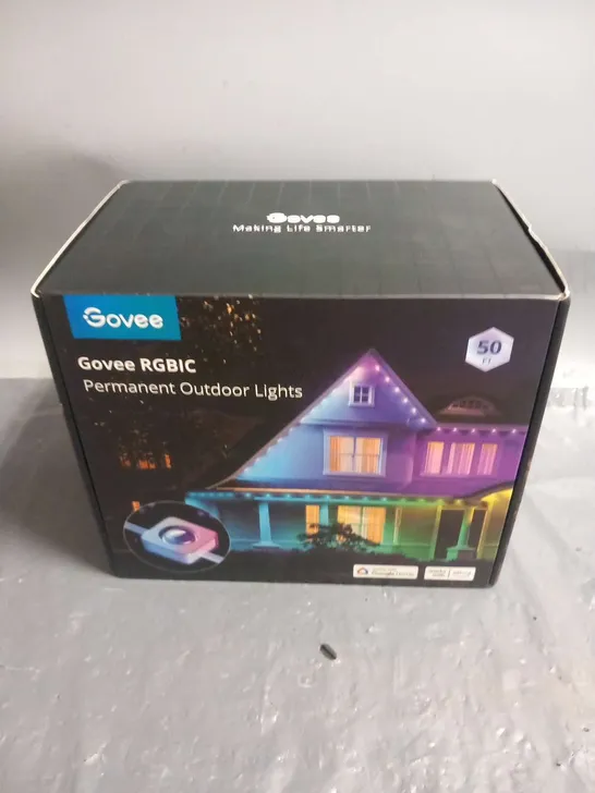 BOXED GOVEE RGBIC PERMANENT OUTDOOR LIGHTS 50FT