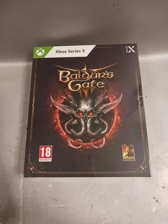 BOXED SEALED BALDUR'S GATE III DELUXE EDITION FOR XBOX SERIES X