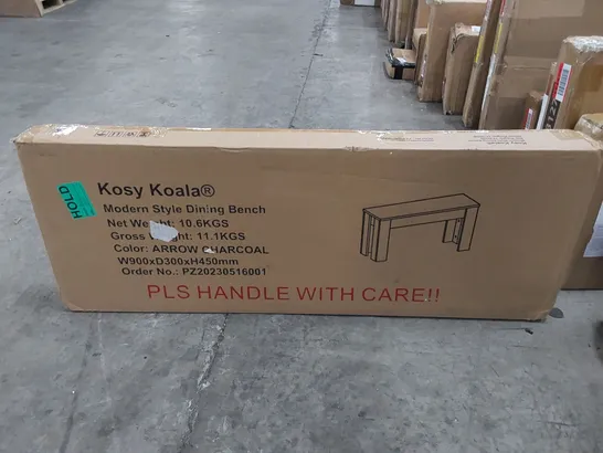 BOXED KOSY KOALA MODERN STYLE DINING BENCH (1 BOX)