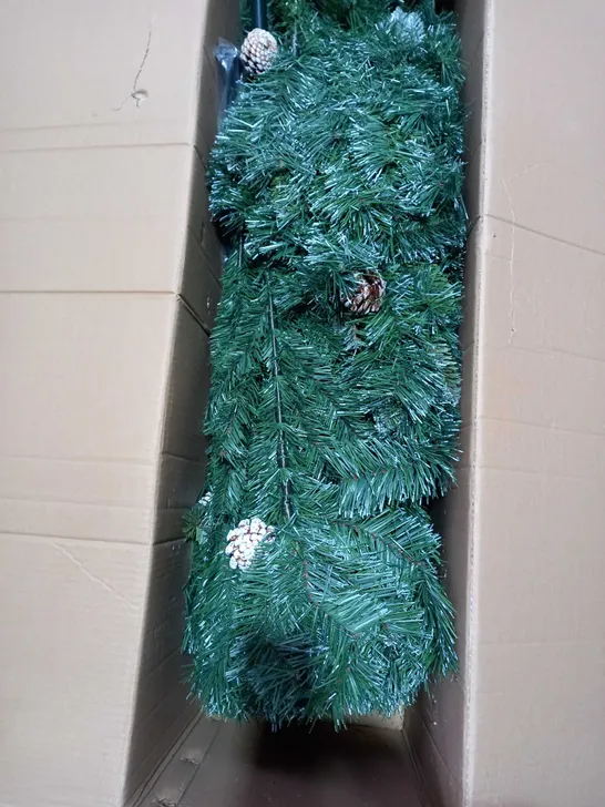 BOXED 7FT FROSTED SNOW QUEEN TREE - COLLECTION ONLY RRP £189.99