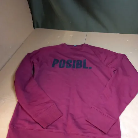 POSIBL BURGANDY JUMPER SIZE M