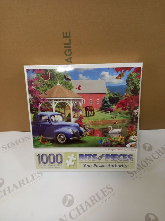 1,000 PIECE JIGSAW PUZZLE- BITS AND PIECES