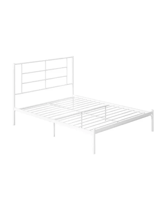 DOREL HOME JENSEN METAL SINGLE BED - COLLECTION ONLY