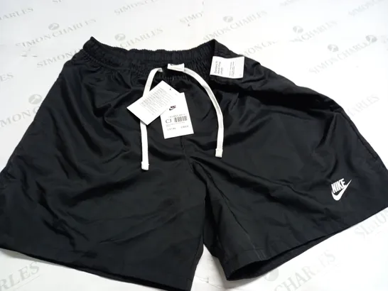 NIKE CLUB MENS BLACK SHORTS - LRG