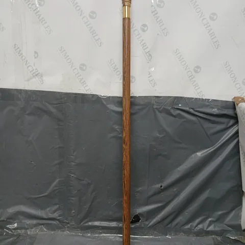 WOODEN RUBBER BOTTOM WALKING STICK