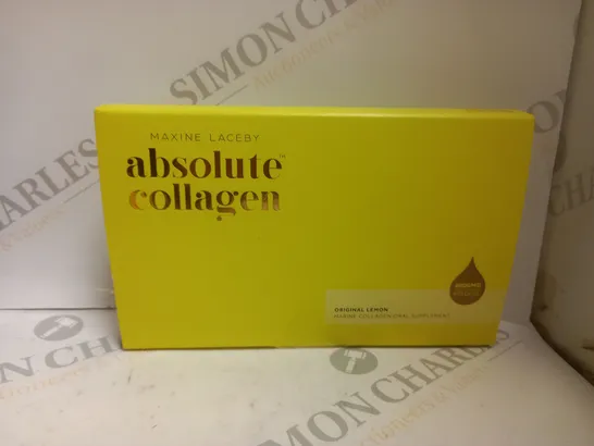 SEALED MAXINE LACEBY ABSOLUTE COLLAGEN ORAL SUPPLEMENTS - ORIGINAL LEMON  