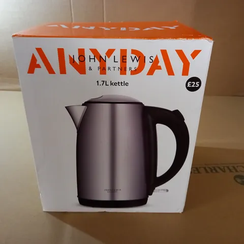 BOXED JOHN LEWIS 1.7L KETTLE 