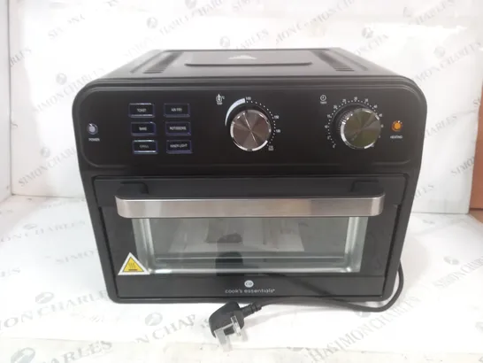 BOXED COOK'S ESSENTIAL 21-LITRE AIRFRYER OVEN IN BLACK 