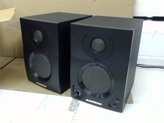 SAMSON MEDIAONE BT3 ACTIVE STUDIO MONITOR DUO WITH BLUETOOTH - collection only