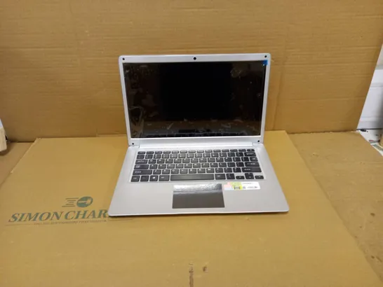 SILVER LAPTOP WITH WINDOWS 10 