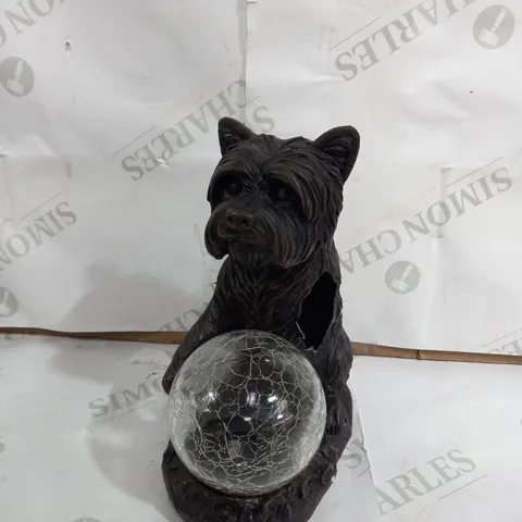 MYSTIC DOG SOLAR FIGURINE