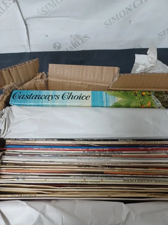 LARGE QUANTITY OF RECORDS FEATURING COUNTRY MUSIC ETC