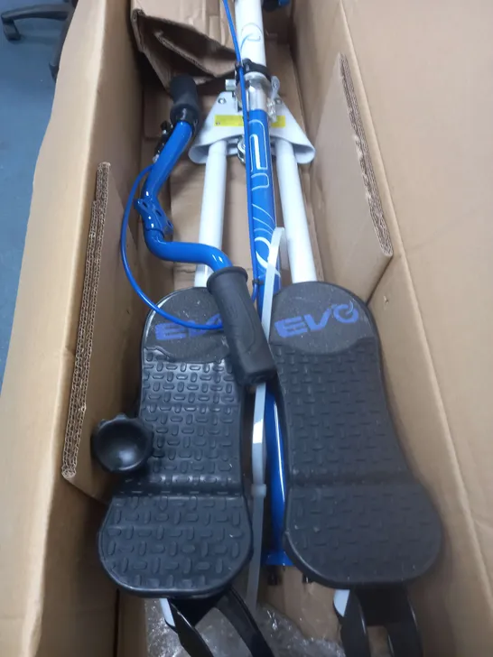 BOXED EVO V-FLEX SCOOTER IN BLUE - COLLECTION ONLY RRP £59.99