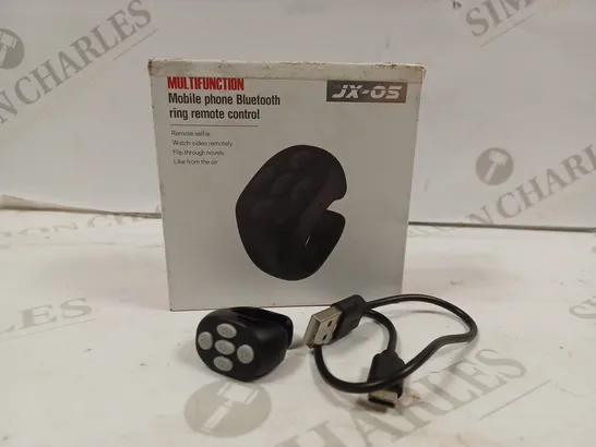 BOXED JX-05 MULTIFUNCTION MOBILE PHONE BLUETOOTH RING REMOTE CONTROL